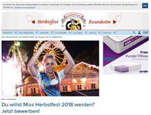 Tablet Screenshot of herbstfest-rosenheim.de